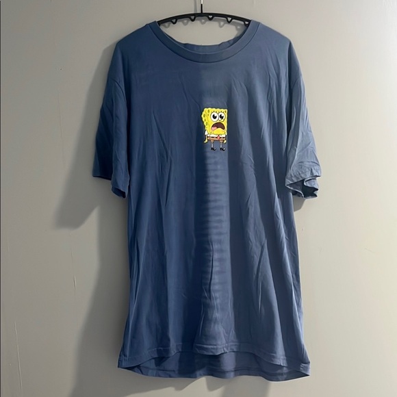 SpongeBob Squarepants Blue Short Sleeve Tees - Picture 1 of 4